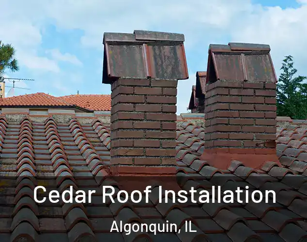  Cedar Roof Installation Algonquin, IL