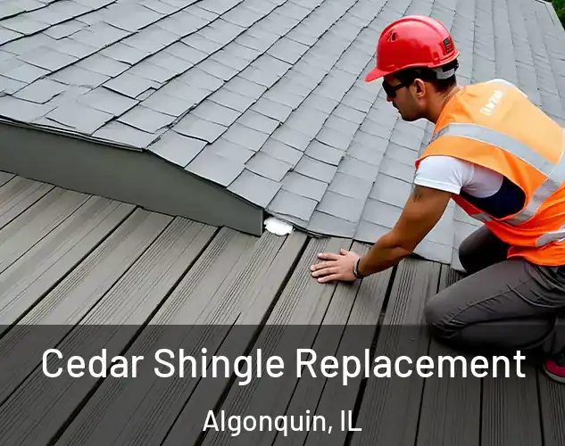  Cedar Shingle Replacement Algonquin, IL