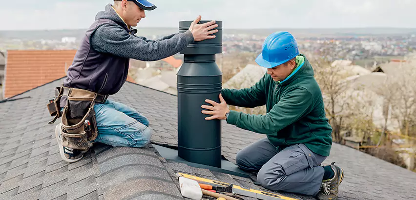 Chimney Flashing Replacement for Storm Damage in Algonquin