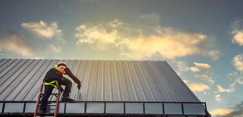Commercial Built-Up Roof Installation in Algonquin