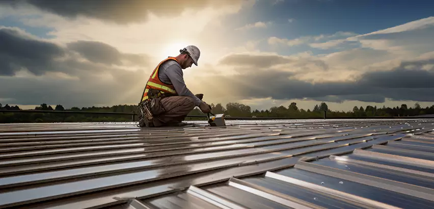 Commercial Roof Restoration in Algonquin