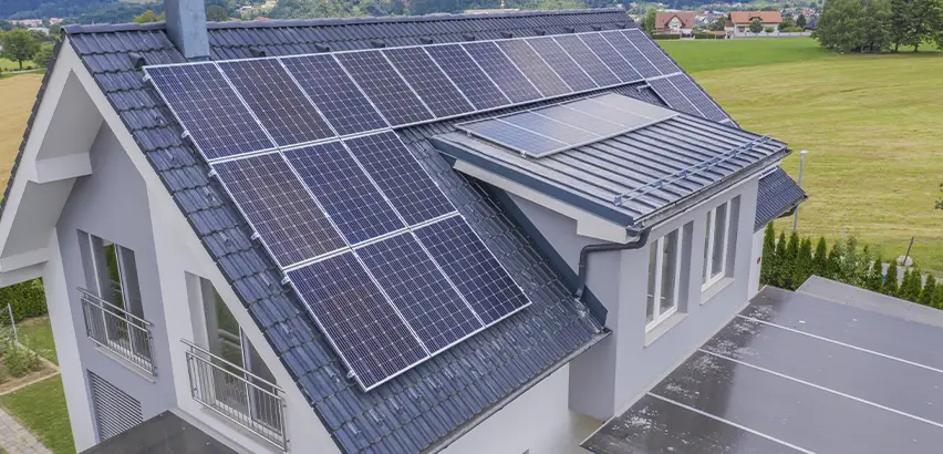 Residential Solar Roof Installation in Algonquin