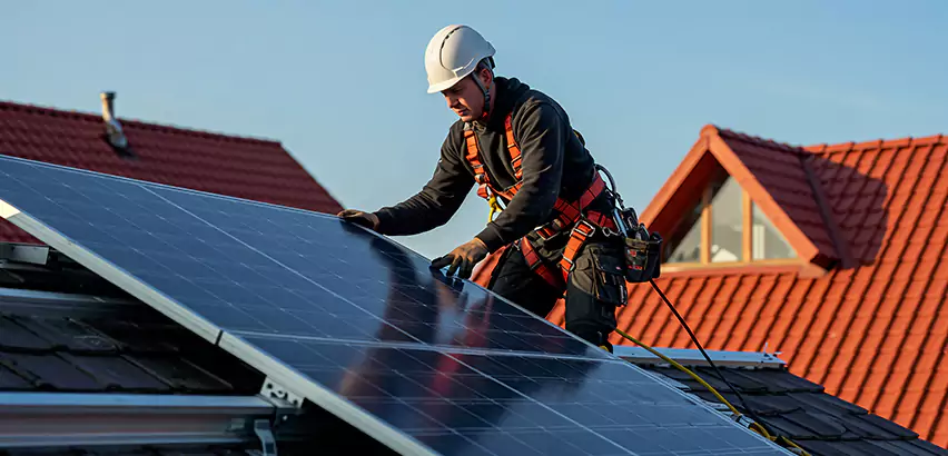 Solar Panels on Steel Roof Installation in Algonquin