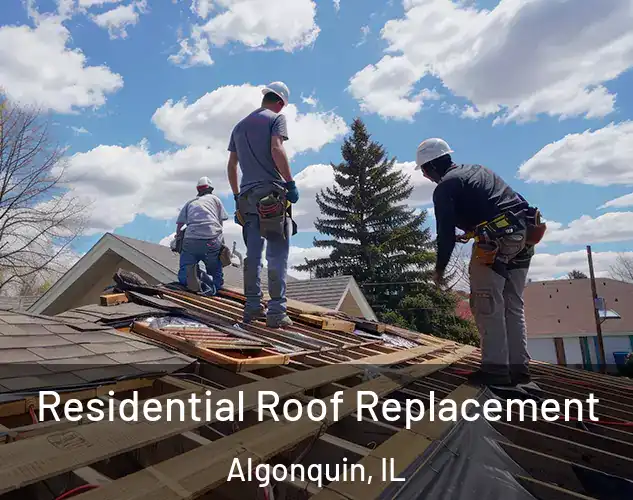  Residential Roof Replacement Algonquin, IL