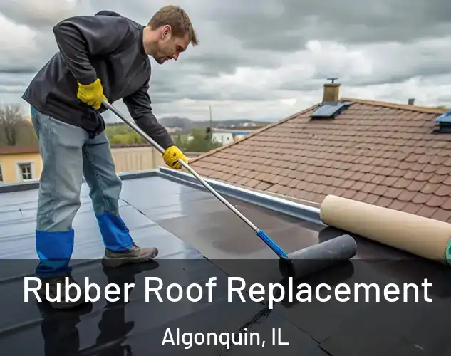  Rubber Roof Replacement Algonquin, IL