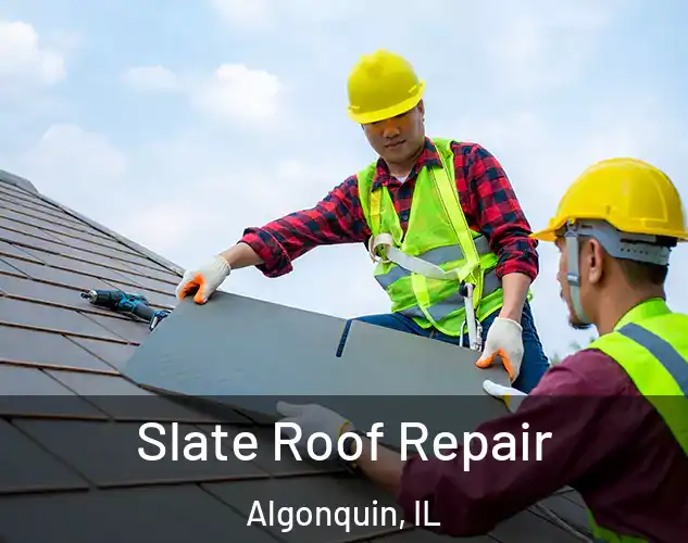  Slate Roof Repair Algonquin, IL