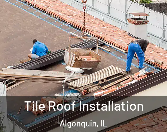  Tile Roof Installation Algonquin, IL